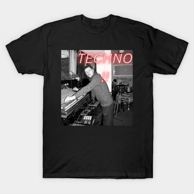 GERMAN TECHNO! T-Shirt by Andrei Tarkovsky